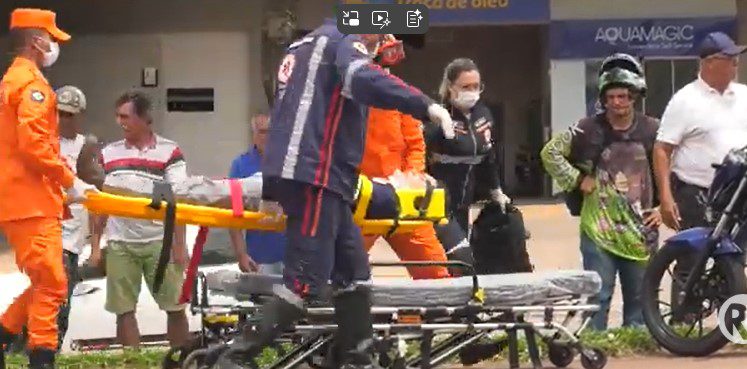 Acidente na BR-070 deixa motociclista ferido em Campo Verde