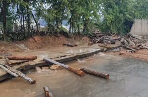 Forte chuva provoca alagamentos em Campo Verde