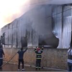Incêndio atinge depósito de materiais elétricos em Campo Verde