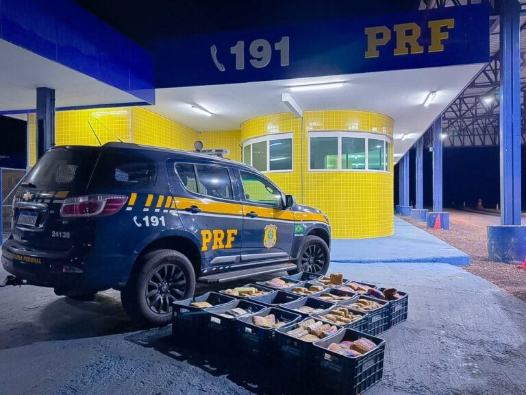 PRF apreende mais de 280 quilos de drogas em ações na BR-364 em Mato Grosso