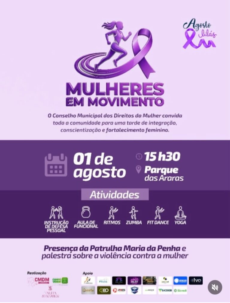 Conselho Municipal dos Direitos da Mulher promove evento de integração e conscientização em Campo Verde