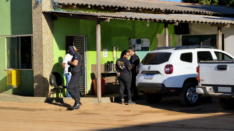 Forças de segurança realizam buscas em Campo Verde na segunda fase da Operação Gomorra